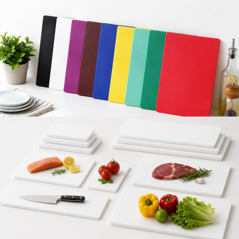 台灣製營業用PE塑膠砧板｜食品級安全｜營業用多尺寸規格